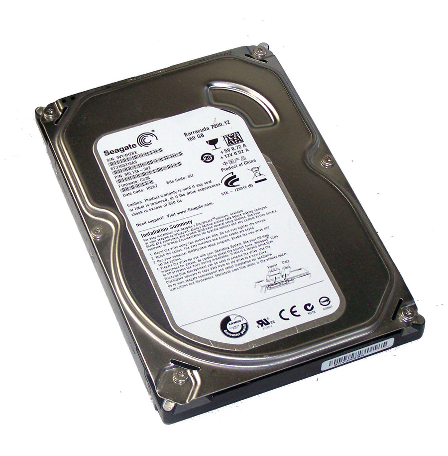 Seagate 160Gb SATA 7200rpm 3.5in HDD ( ST3160318AS 9SL13A-021 ) REF