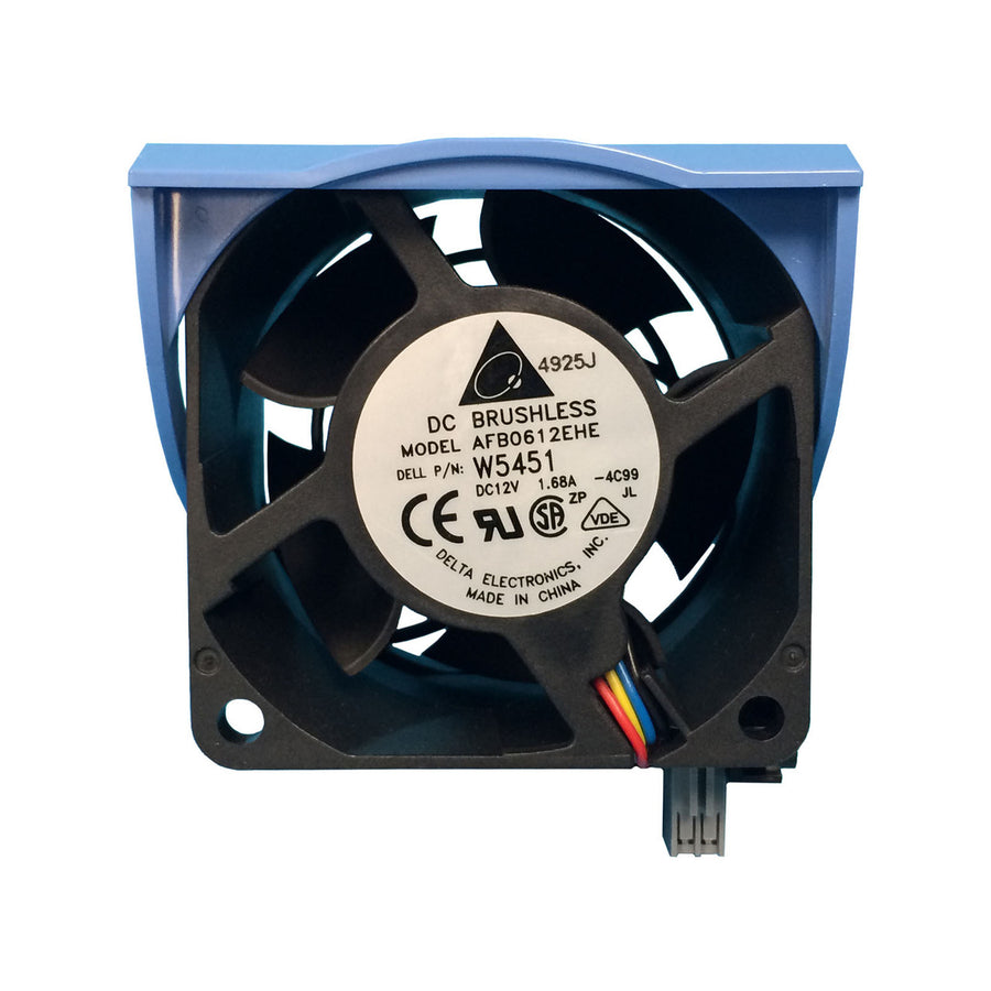 Delta Electronics Dell 12V 1.68A 4Wire DC Brushless Cooling Fan ( AFB0612EHE 0H2401 W5451 0W5451 ) USED