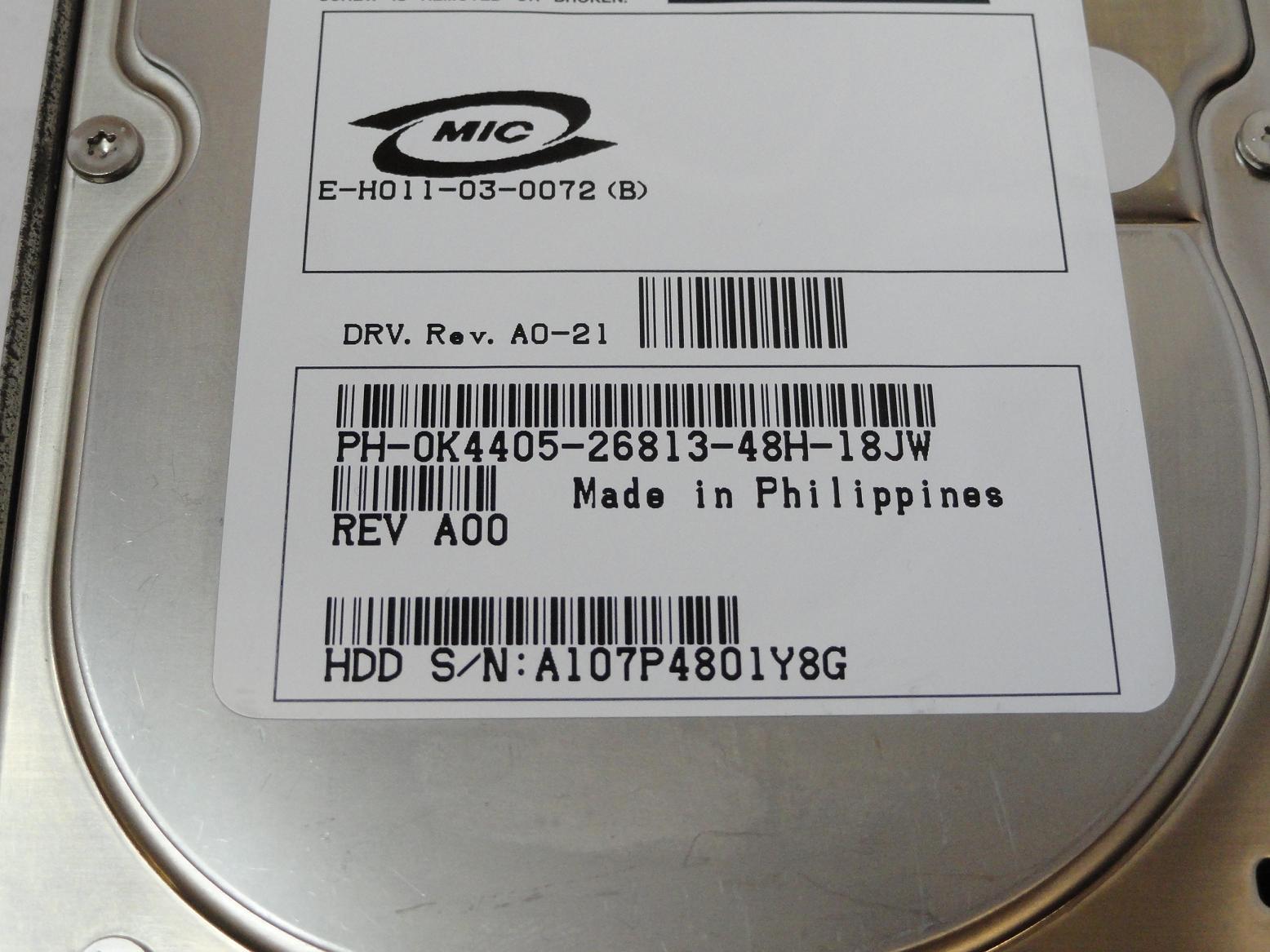 PR24231_CA06227-B80700DU_Fujitsu Dell 73GB SCSI 80 Pin 7200rpm 3.5in HDD - Image4