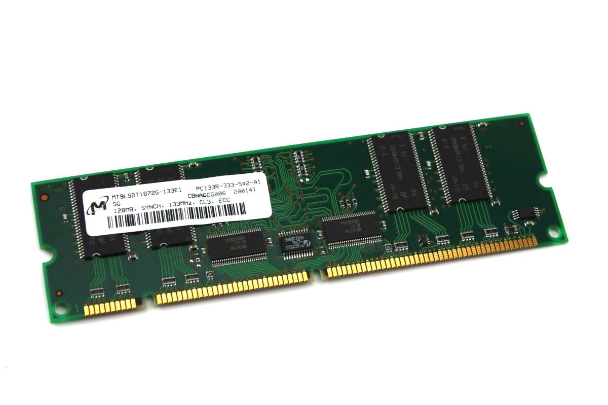 Compaq Micron 128MB 168 Pin PC133 133MHz SDRAM DIMM ( MT9LSDT1672G-133E1 127007-031 ) REF