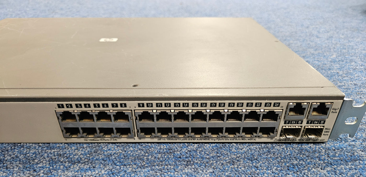 HP Procurve 2626 24-Port Managed Fast Ethernet Switch ( J4900A ) USED