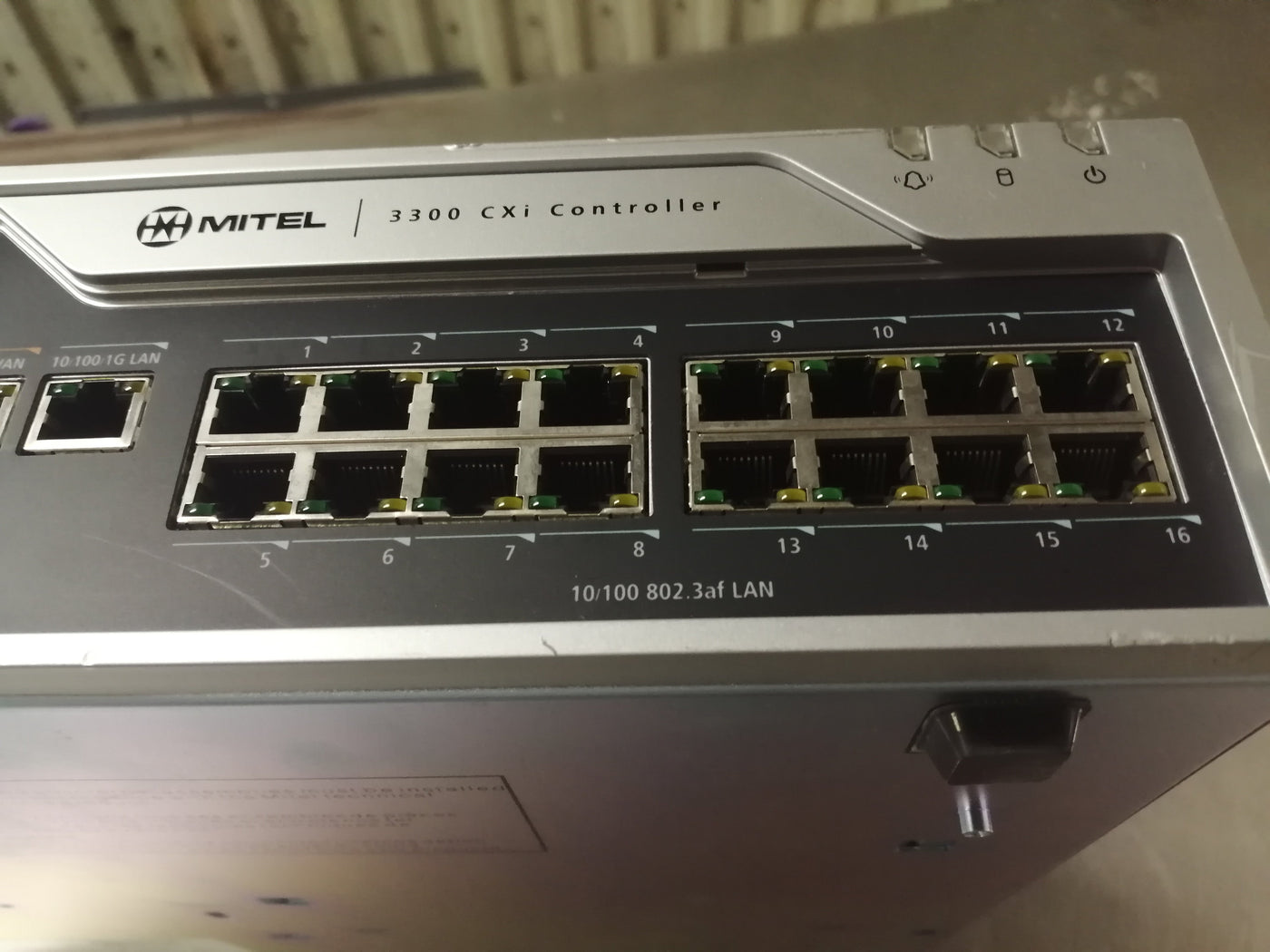 MITEL 3300 CXI ICP CONTROLLER 12 PORTS ( 50005097 USED )