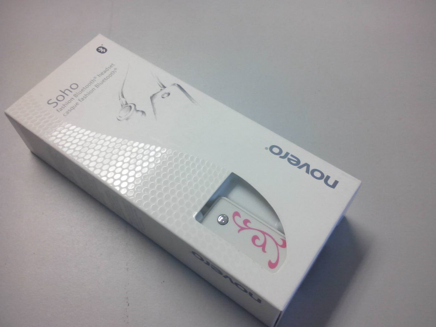 Novero Soho Twig Bluetooth Headset - White / Rose - PC User | PC Parts And Spares | FREE UK DELIVERY