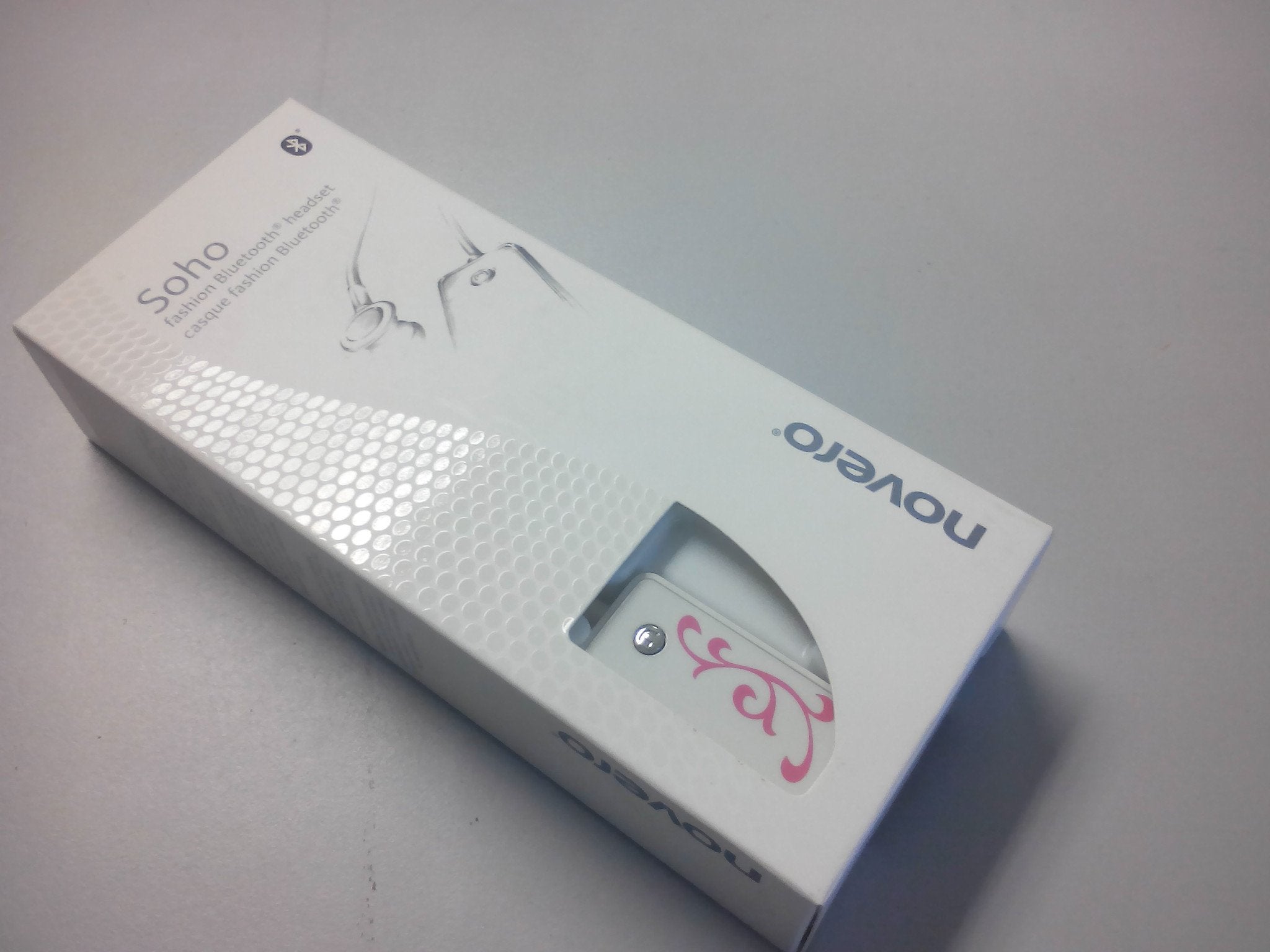 Novero Soho Twig Bluetooth Headset - White / Rose - PC User | PC Parts And Spares | FREE UK DELIVERY