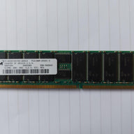 Micron 512MB PC2100 DDR-266MHz ECC CL2.5 184-Pin DIMM ( MT18VDDT6472G-265C3 ) REF