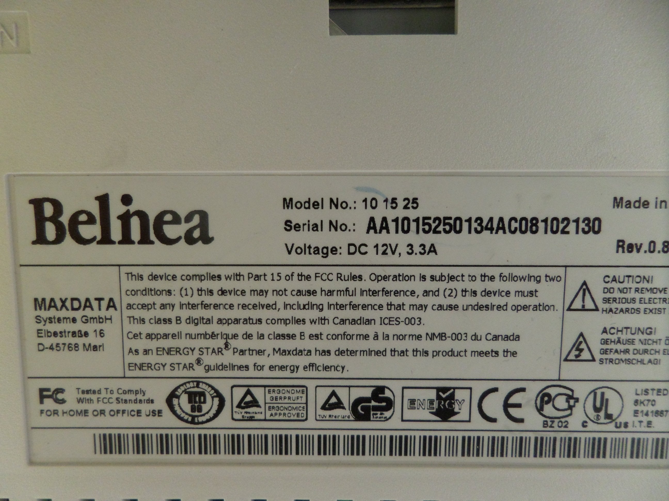 PR25748_101525_Belinea 101525 Colour 15" LCD Monitor - Image5