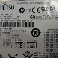 Fujitsu 40GB IDE 5400rpm 2.5in HDD ( CA06821-B31100JP MHW2040AT ) REF