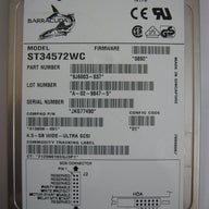 9J6003-037 - Seagate Compaq 4.5GB SCSI 80 Pin 7200rpm 3.5in HDD - Refurbished