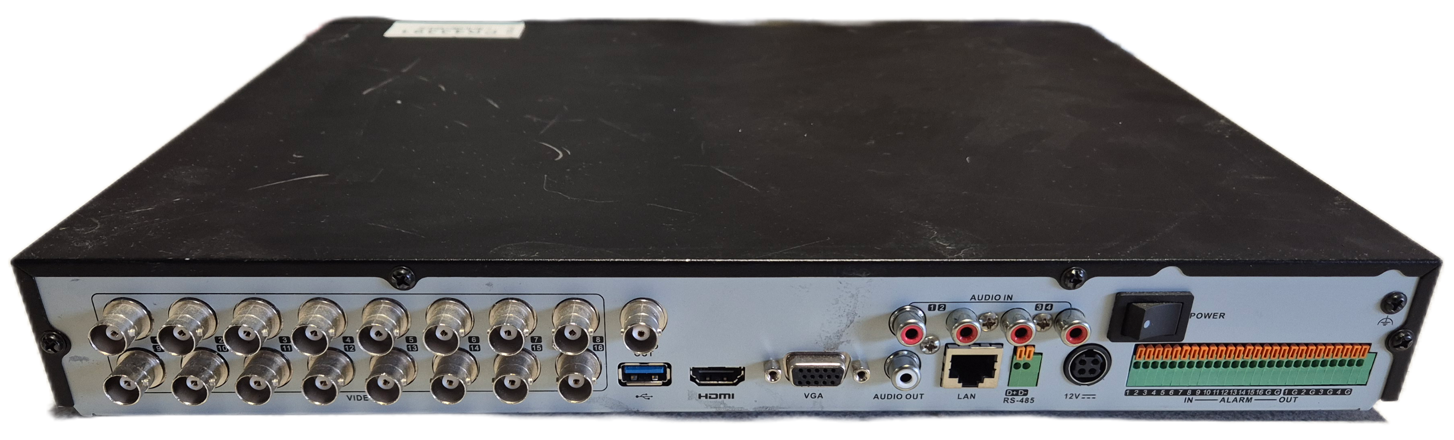 HIKVision 16 Channel Embedded Net DVR 2x6TB HDD  - passwords reset - NO PSU ( DS-7216HUHI-K2 ) USED
