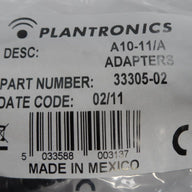 33305-02 - Plantronics A10-11/A-Wideband Adaptor (In-line Telephone Amplifier) 824994 PLR00313 33305-02 - NEW