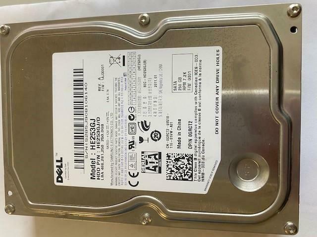 Samsung Dell 250GB 7200RPM SATA 3.5" HDD ( HE253GJ 0GRCT2 ) REF