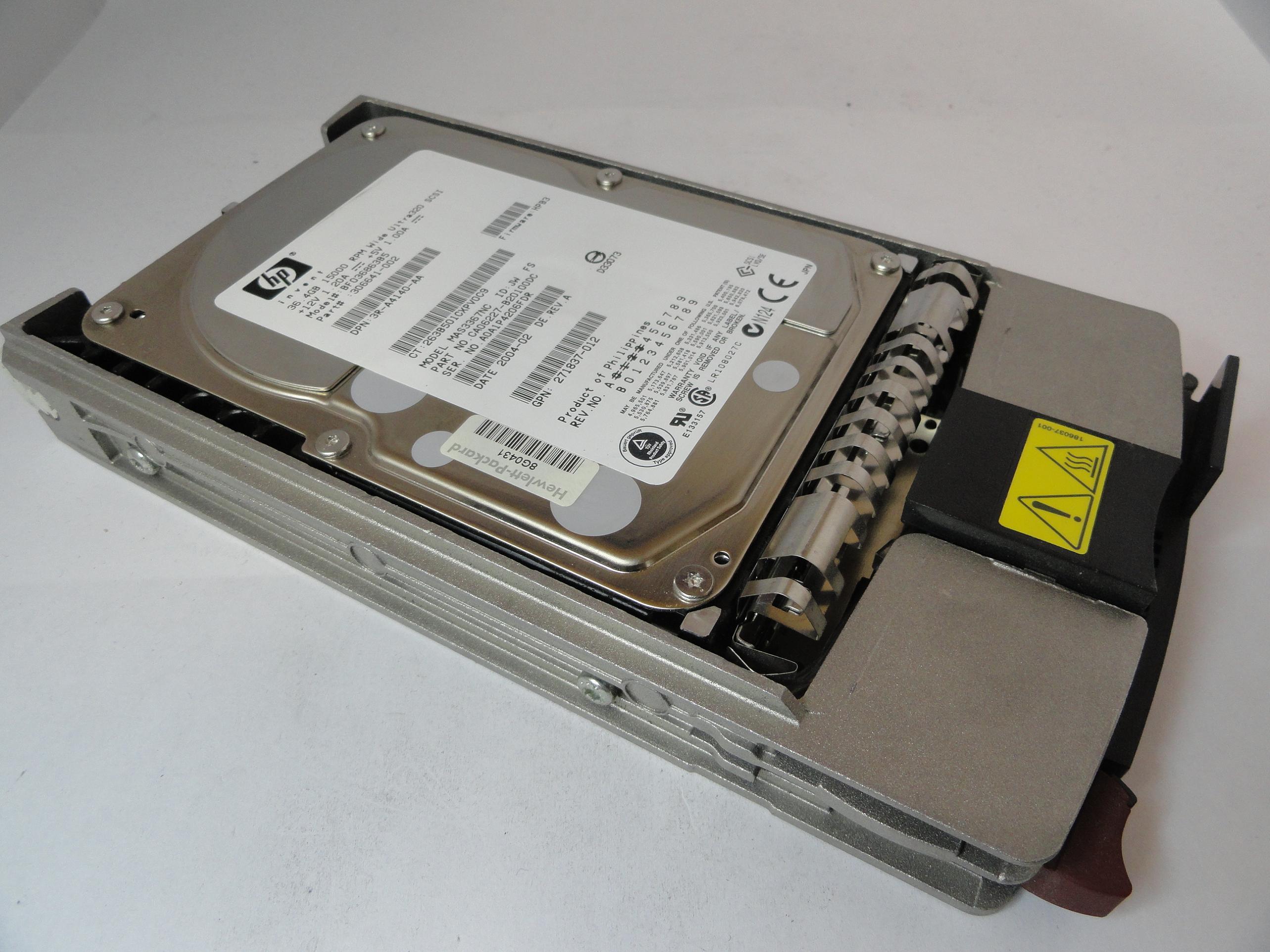 PR21444_CA06227-B20100DC_Fujitsu HP 36.4GB SCSI 80 Pin 15Krpm 3.5in HDD - Image4