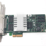 HP QUAD PORT GIGABIT SERVER ADAPTER PCI-E STANDARD BRACKET ( 435506-003 NC364T 436431-001 ) REF