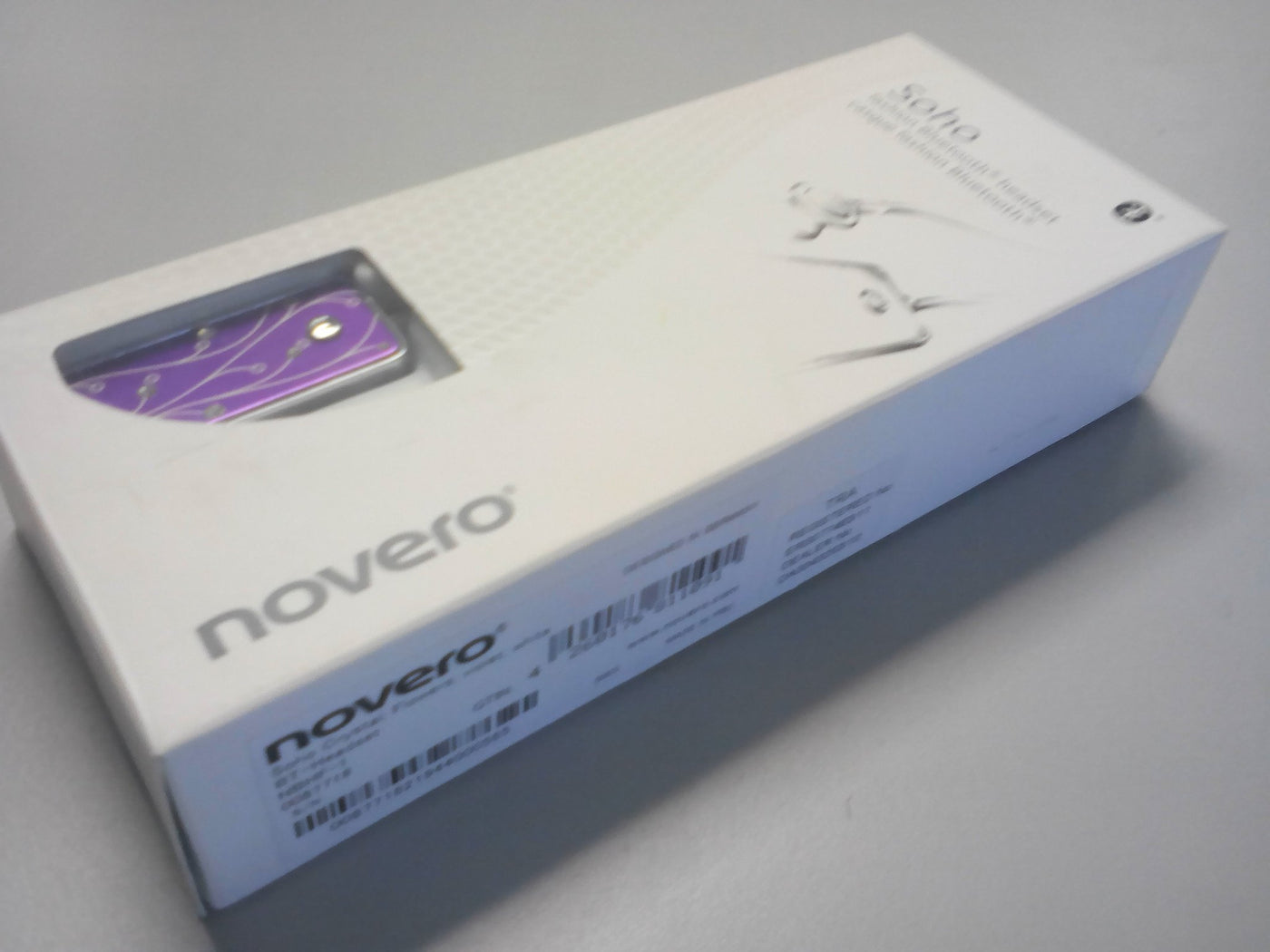 Novero Soho Crystal Bluetooth Headphones - Violet - PC User | PC Parts And Spares | FREE UK DELIVERY