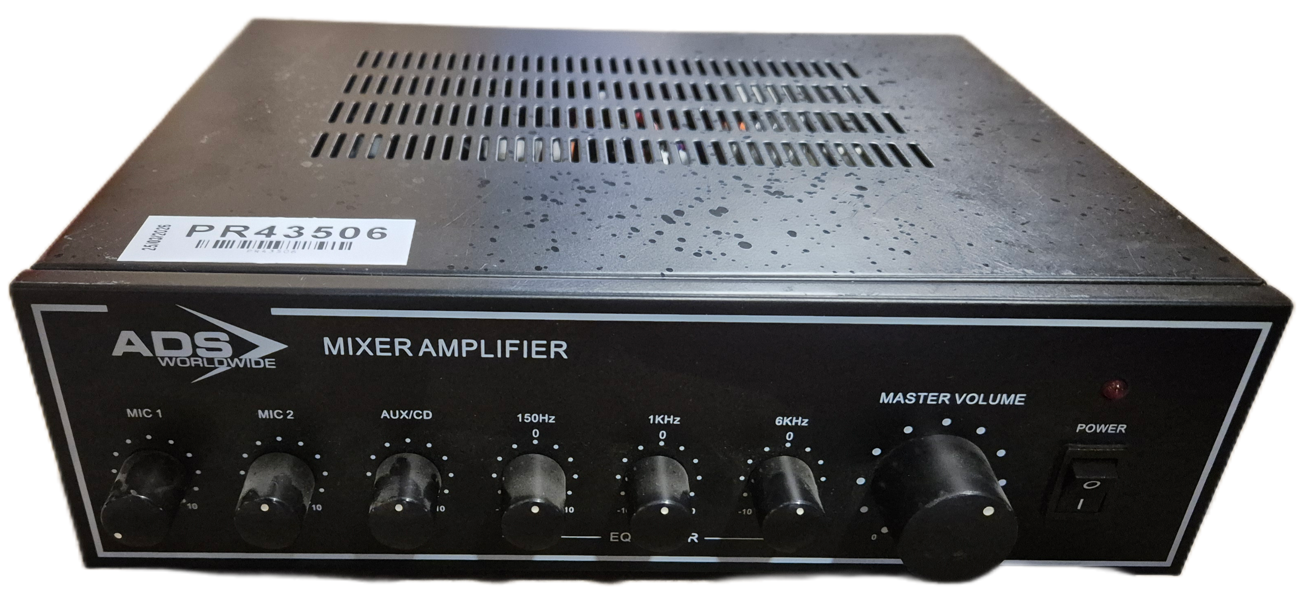 ADS Worldwide 60W Mixer Amplifier ( ADS60 ) USED