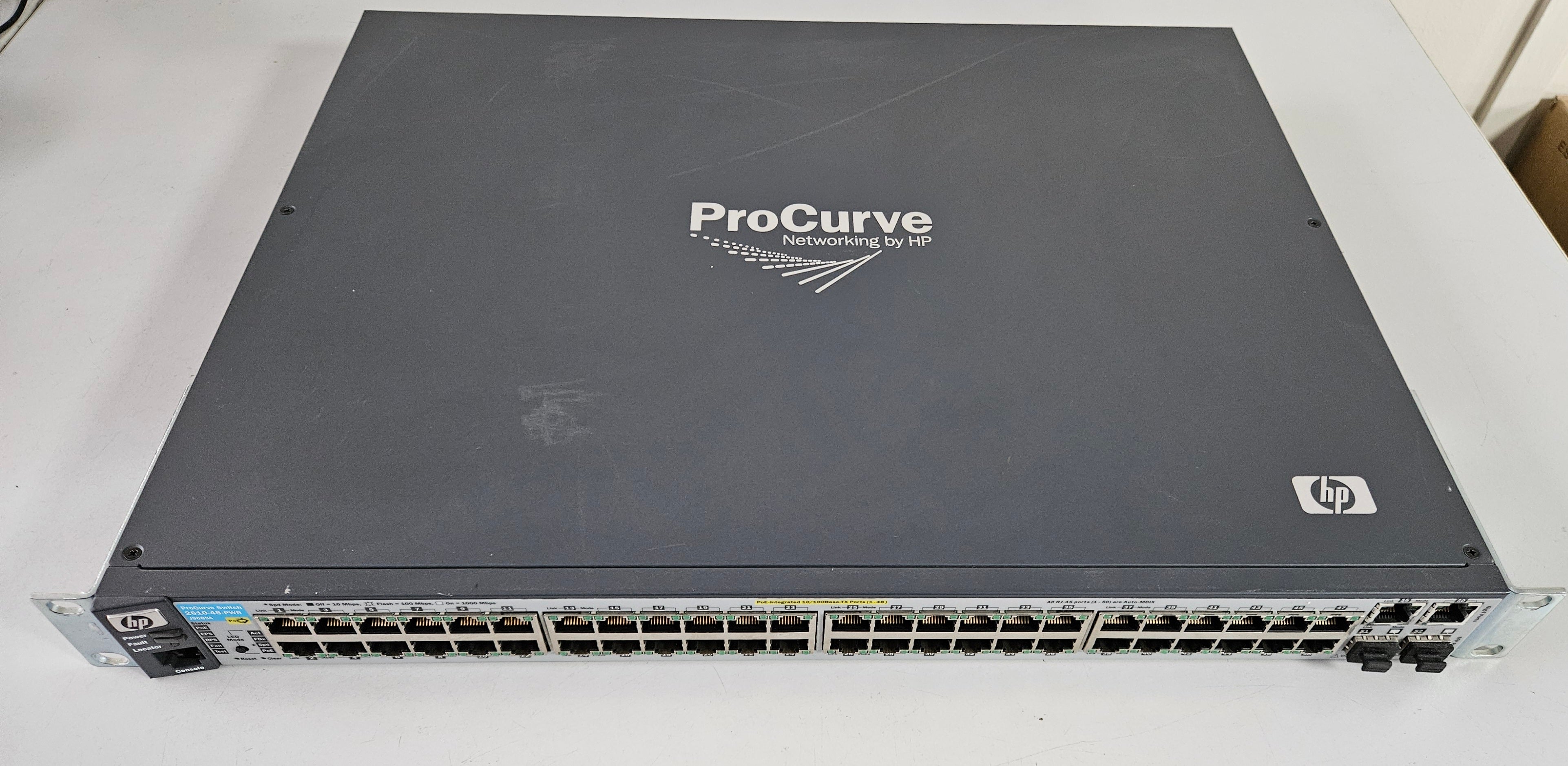 HP ProCurve 2610 Series 48-Port 10/100 PoE Switch ( J9089A J9089-60101 2610-48-PWR ) USED - NOISY