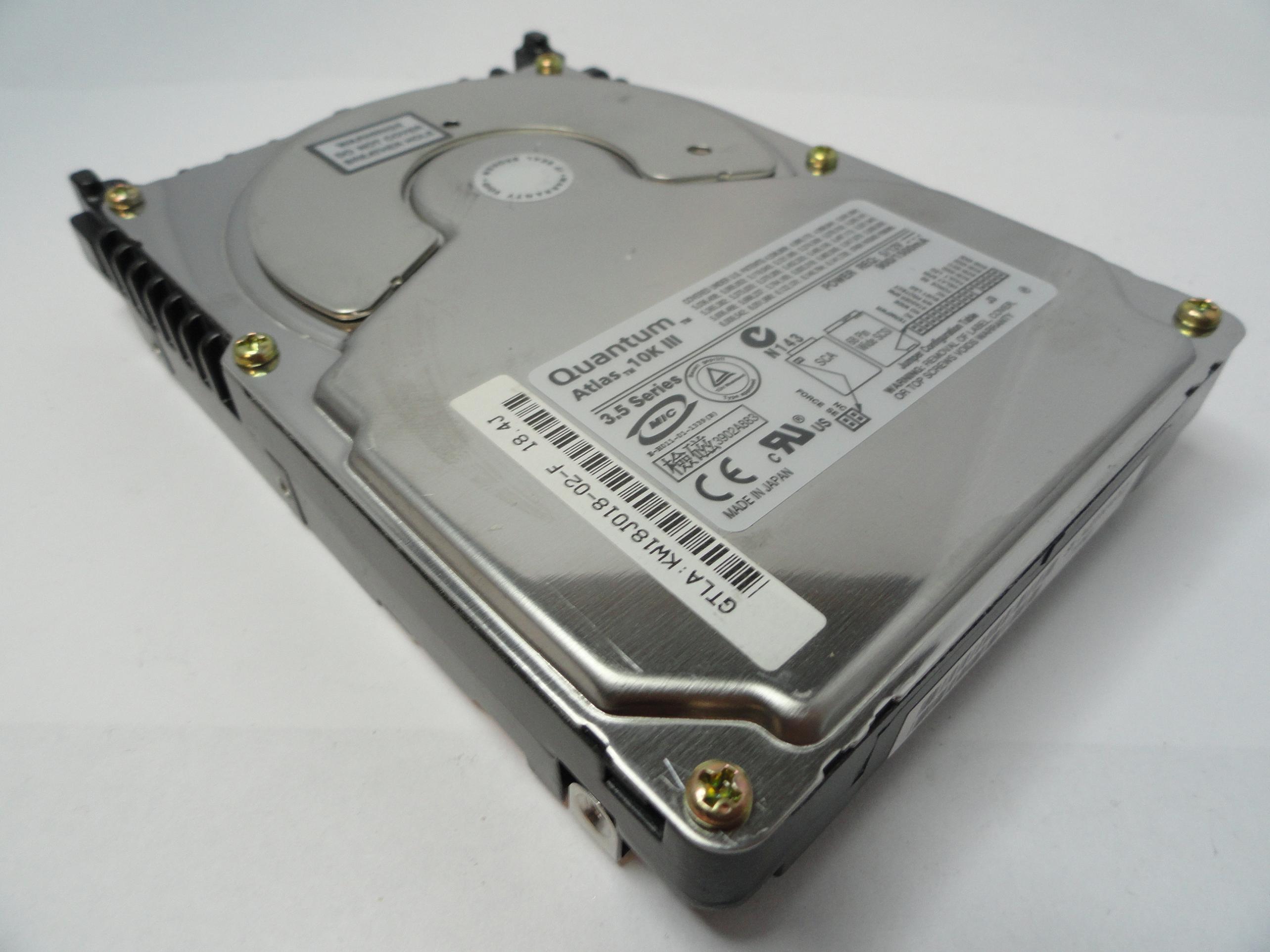 PR19102_KW18J018_Quantum 18Gb SCSI 80 Pin 10Krpm 3.5in HDD - Image3