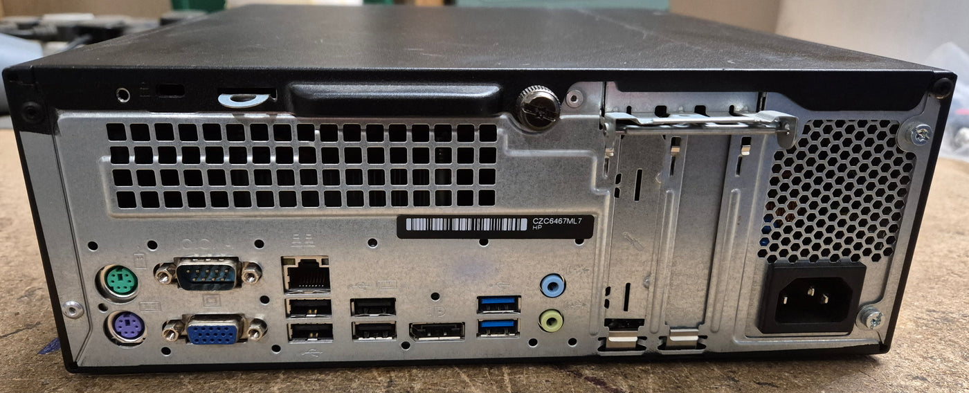 HP ProDesk 400 G3 SFF 250GB SSD DVD 8GB RAM i5-6500 3.2GHz Win10 PC ( W4A90ET#ABU ) USED