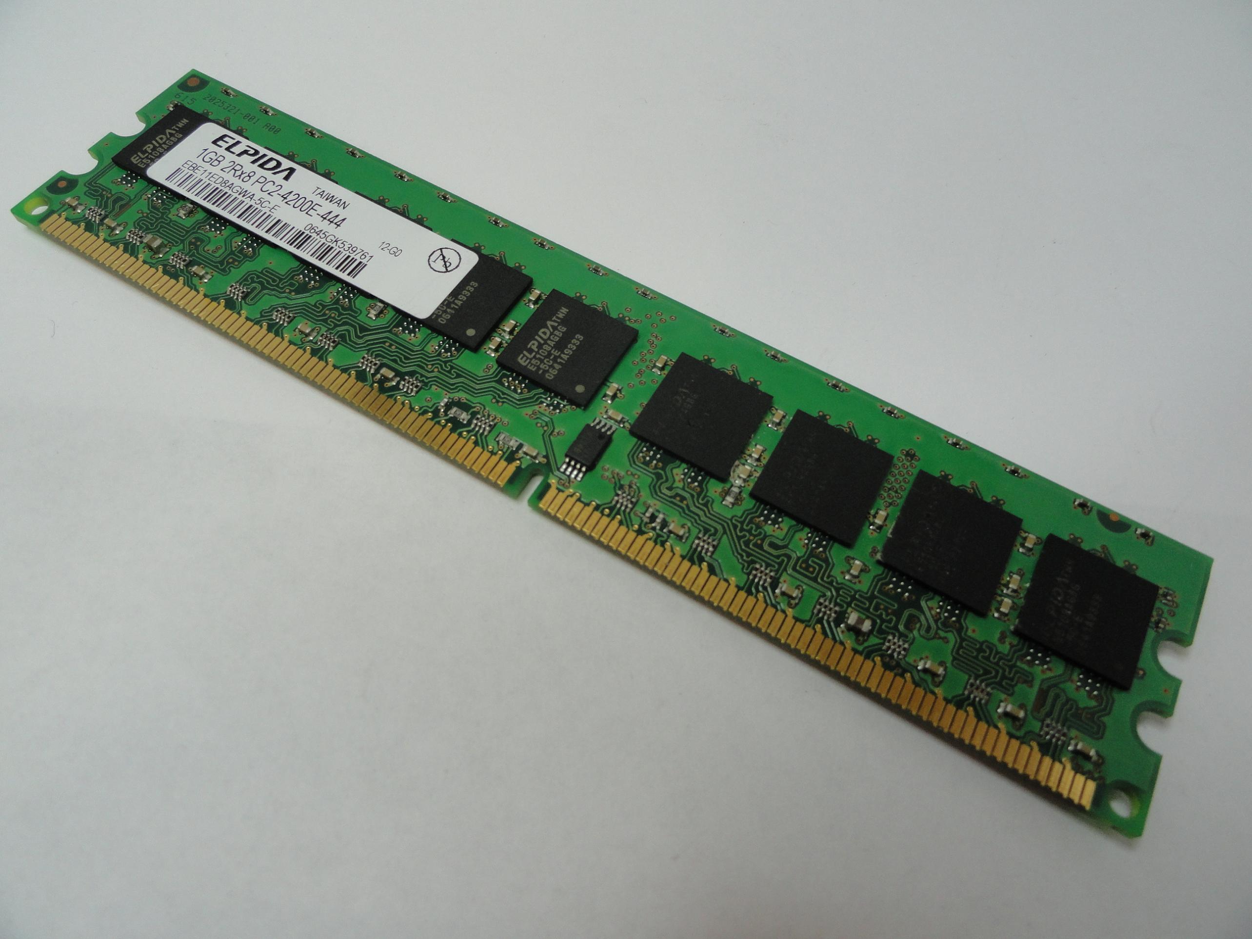 PR17801_PC2-4200E-444_Elpida 1Gb PC2-4200E memory module - Image2