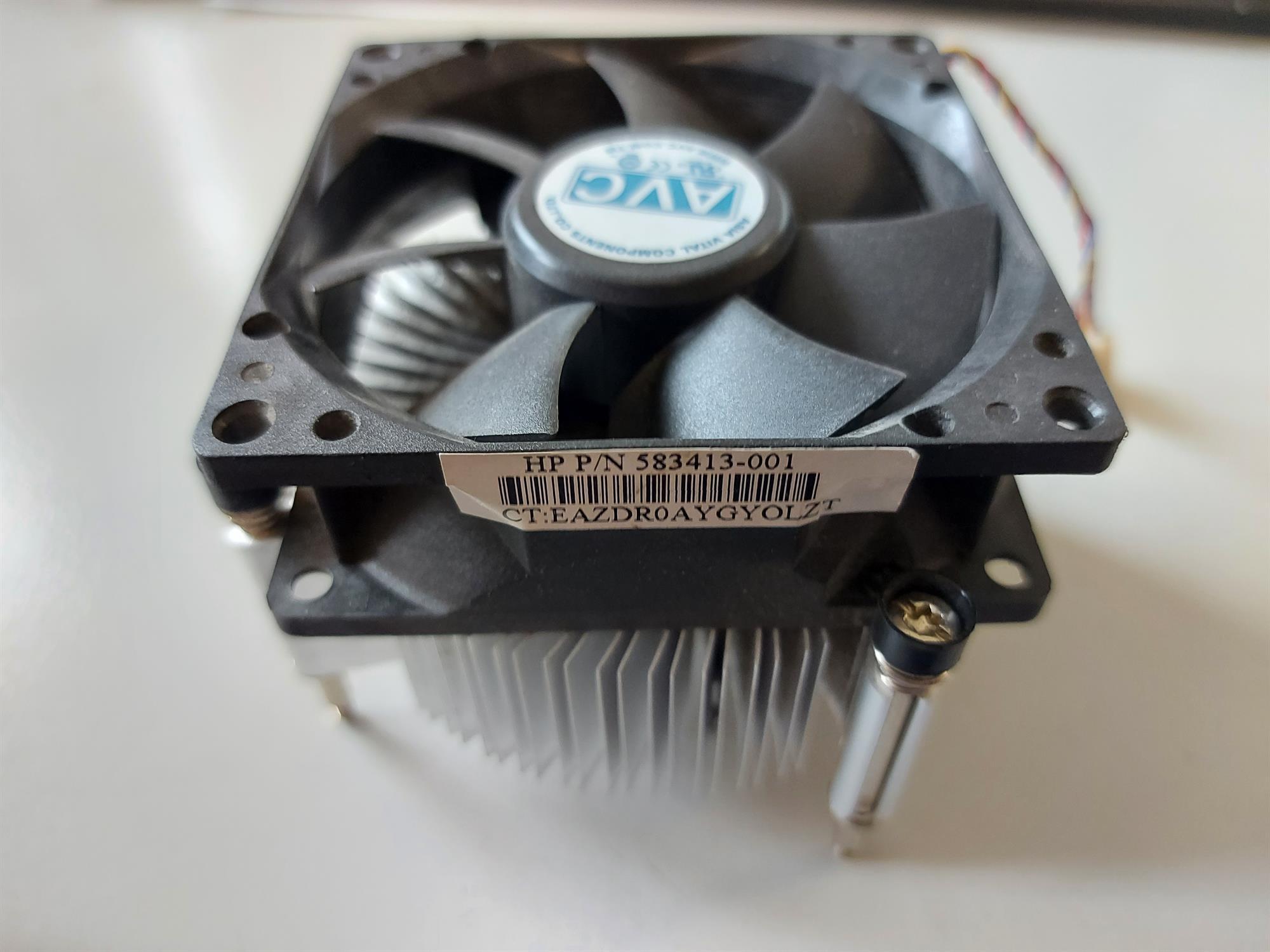 HP Compaq AVC 4 Pin CPU Cooling Heatsink and Fan (583413-001)