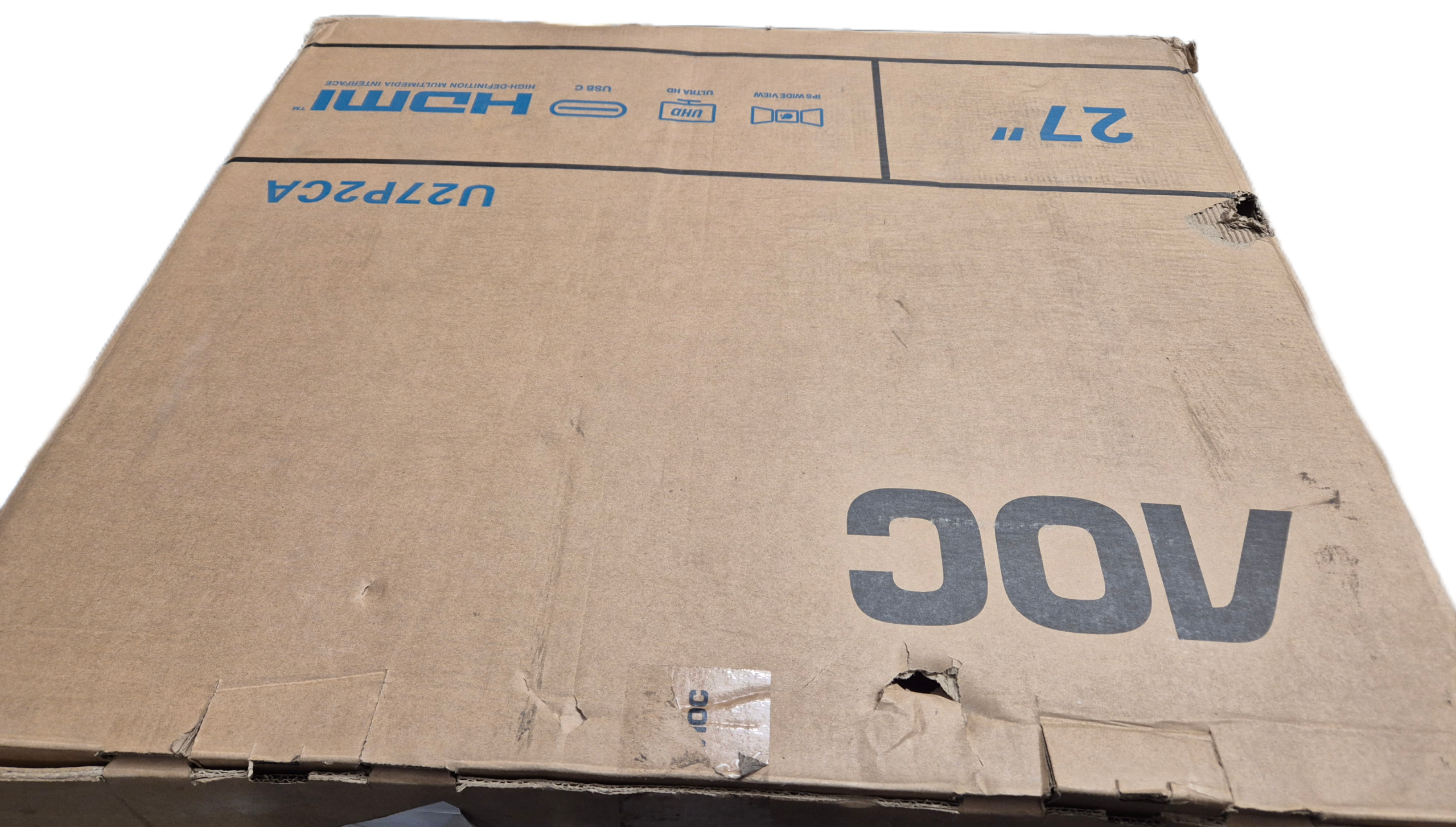 AOC U27P2 27in 4K UHD (3840 x 2160) Monitor boxed w/ stand + accessories ( U27P2CA ) USED Grade A