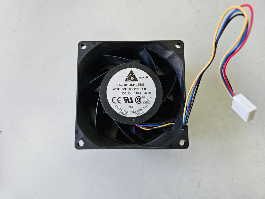 Delta Electronics 12VDC 0.87A DC Brushless Fan ( PFB0812EHE ) USED