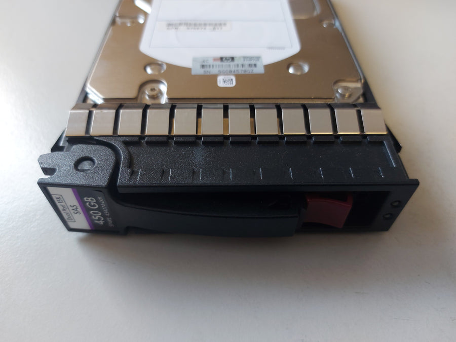 HP Seagate 450GB 15Krpm SAS 3.5in HDD in CADDY ( EF0450FARMV 516810-002 ST3450857SS 9FM066-035 375874-017 454274-001 ) REF