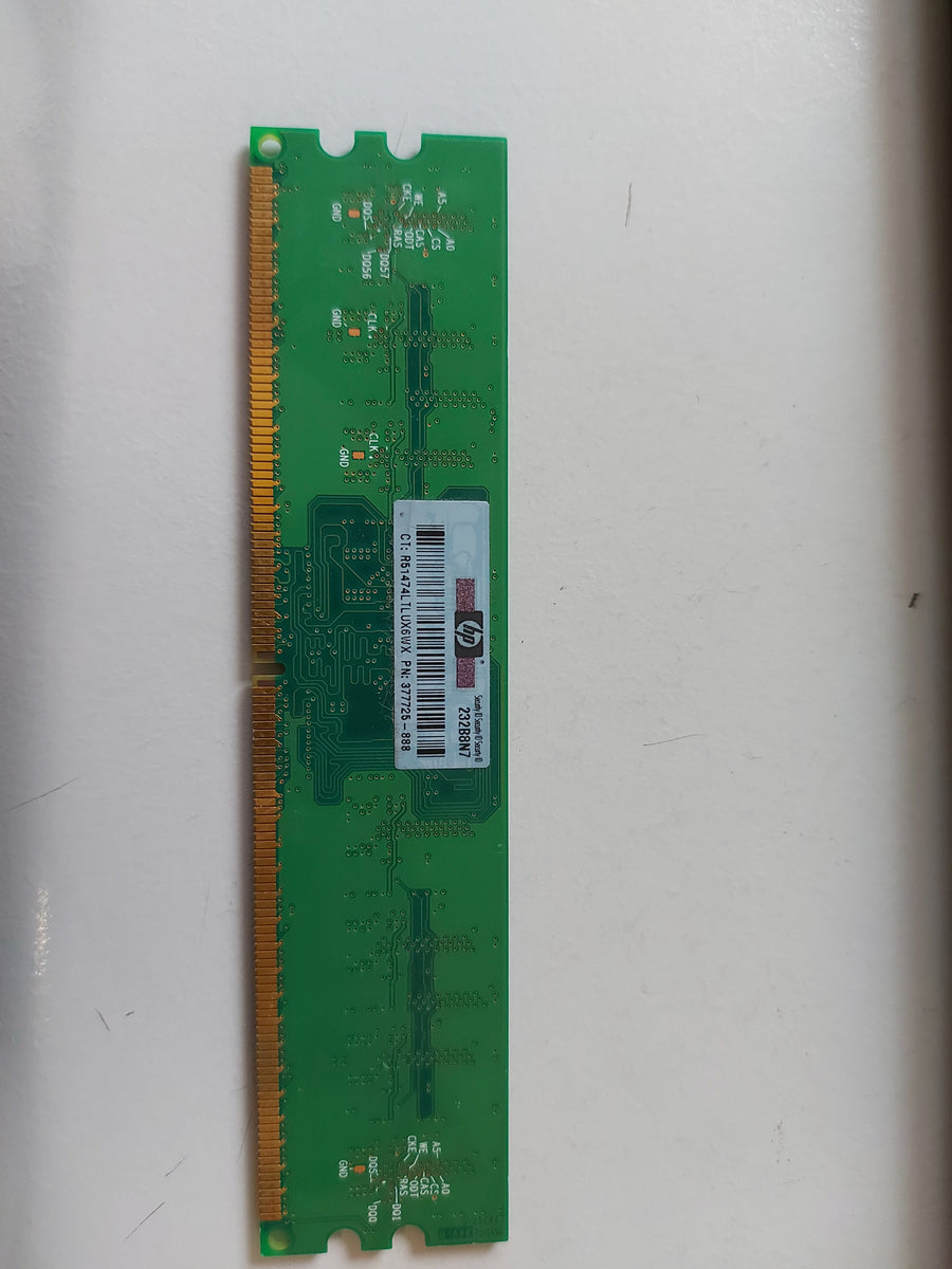 Infineon HP 512MB DDR2 nonECC Unbuffered CL5 240P DIMM Memory HYS64T64000HU-3S-B