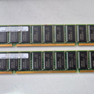 IBM 1024MB Kit (2 x 512MB) 100MHz PC100 Unbuffered ECC CL2 168 Pin DIMM Server Memory ( 09P3935 ) REF
