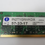 Integral 1Gb DDR2-533 DIMM RAM Module ( IN2T1GNVKDX ) REF