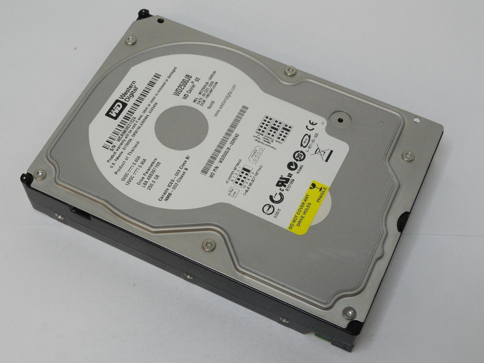 PR22827_WD2500JB-00REA0_Western Digital 250GB 7200RPM 3.5" IDE HDD - Image3