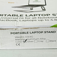 Pivot Portable Laptop Stand for laptops up to 4.8kg - Silver (NOB)