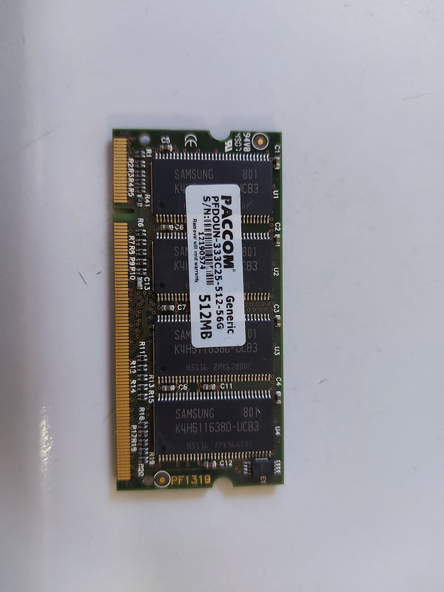 PACCOm 512MB Generic RAM for Sharp MX2300N PFDOUN-333C25-512-56G