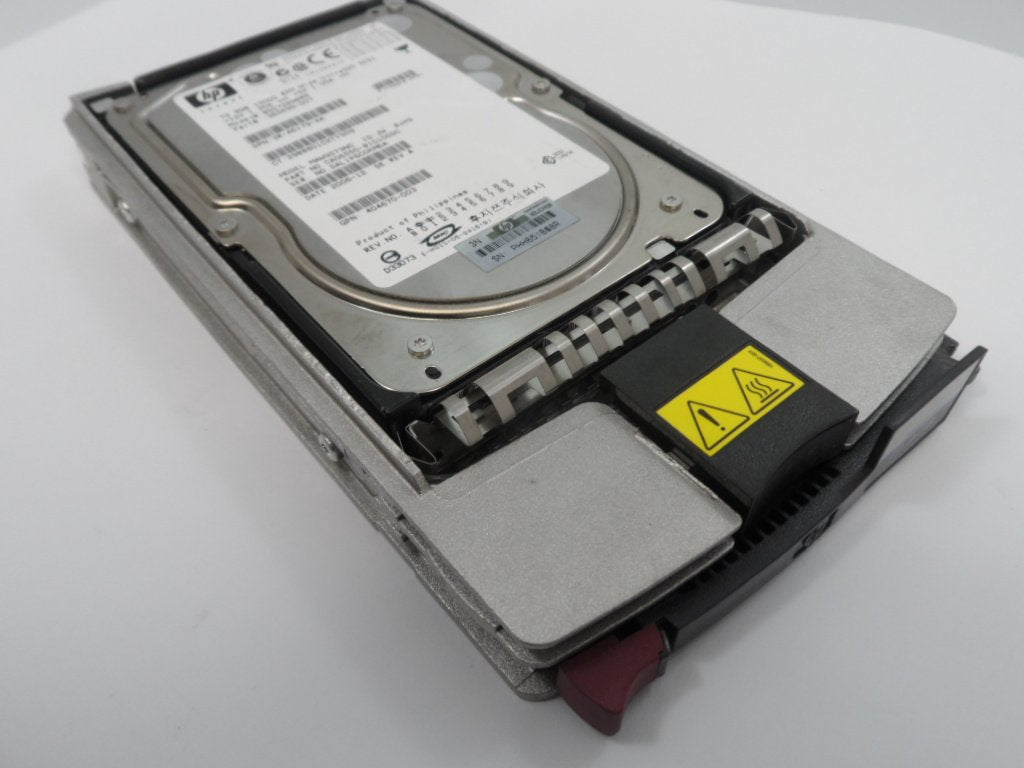 Fujitsu HP 72.8GB SCSI 80 Pin 10Krpm 3.5in HDD in Caddy ( CA06550-B10100DC MAW3073NC 365695-007 BD07289BB8 404670-003 3R-A6179-AA 404709-001 ) REF