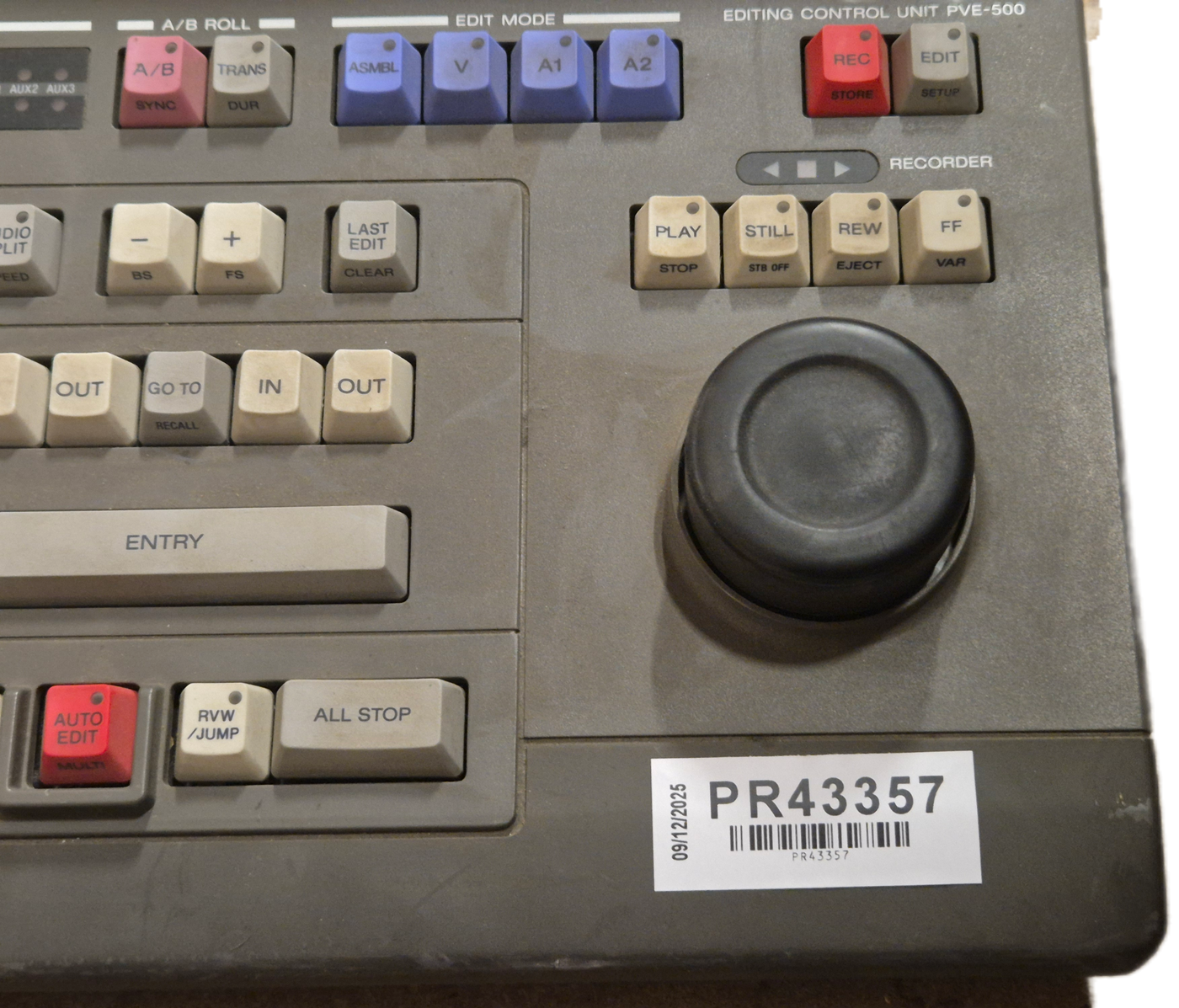 Sony Editing Control Unit ( PVE-500 ) USED