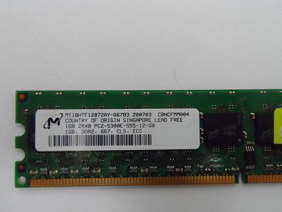 PR18763_MT18HTF12872AY-667B3_1GB Micron MT18HTF12872AY-667B3 PC2-5300E 667MHz - Image4