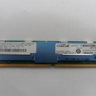 MT18HTF25672FDY-667E1E4 - Micron/ Crucial 2GB PC2-5300 DDR2-667MHz ECC Fully Buffered CL5 240-Pin DIMM Dual Rank Memory Module - Mfr P/N MT18HTF25672FDY-667E1E4 - Refurbished