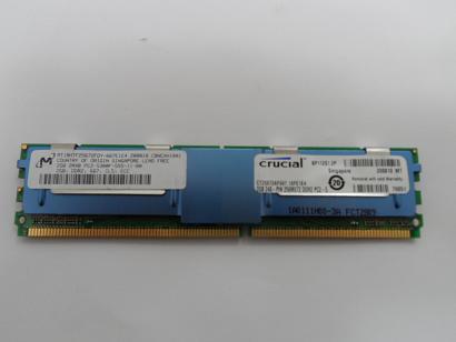 MT18HTF25672FDY-667E1E4 - Micron/ Crucial 2GB PC2-5300 DDR2-667MHz ECC Fully Buffered CL5 240-Pin DIMM Dual Rank Memory Module - Mfr P/N MT18HTF25672FDY-667E1E4 - Refurbished