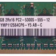 Hynix 256MB DDR2 667MHz PC2-5300 200Pin CL5 SODIMM ( HYMP532S64CP6-Y5 ) REF