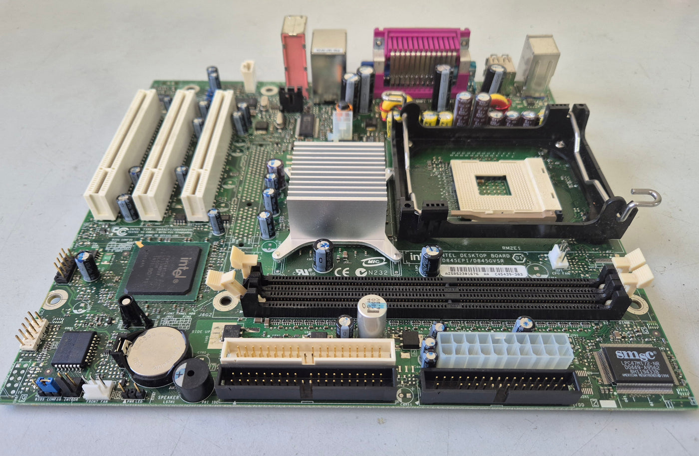 Intel E210882 DDR Micro-ATX Socket 478 System Motherboard ( D845EPI D845GVSR C45439-303 ) USED