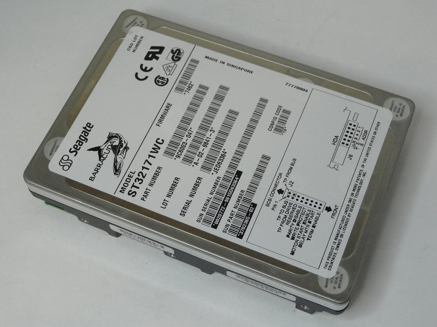 9C6003-047 - Seagate Sun 2.1GB SCSI 80 Pin 7200rpm 3.5in Barracuda HDD - USED