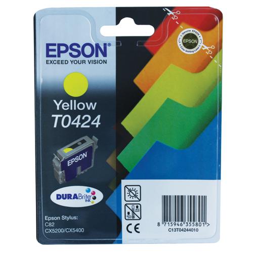 Epson T0424 Yellow Inkjet Cartridge ( CT13T04244010 ) NEW OLD STOCK