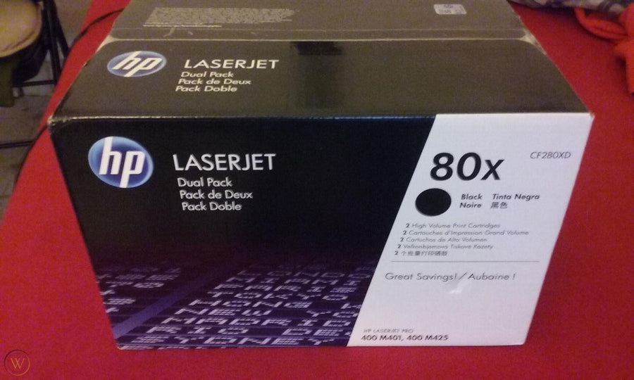 HP LASERJET PRO Dual Pack Black (CF280XD 400 M401 400 M425 NEW)