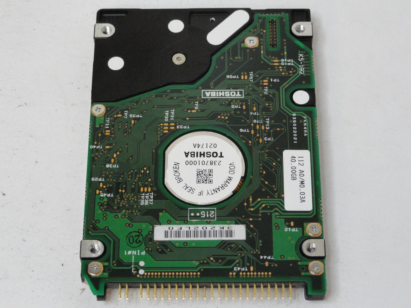 PR00913_HDD2166_Toshiba 40GB IDE 4200rpm 2.5in HDD - Image2