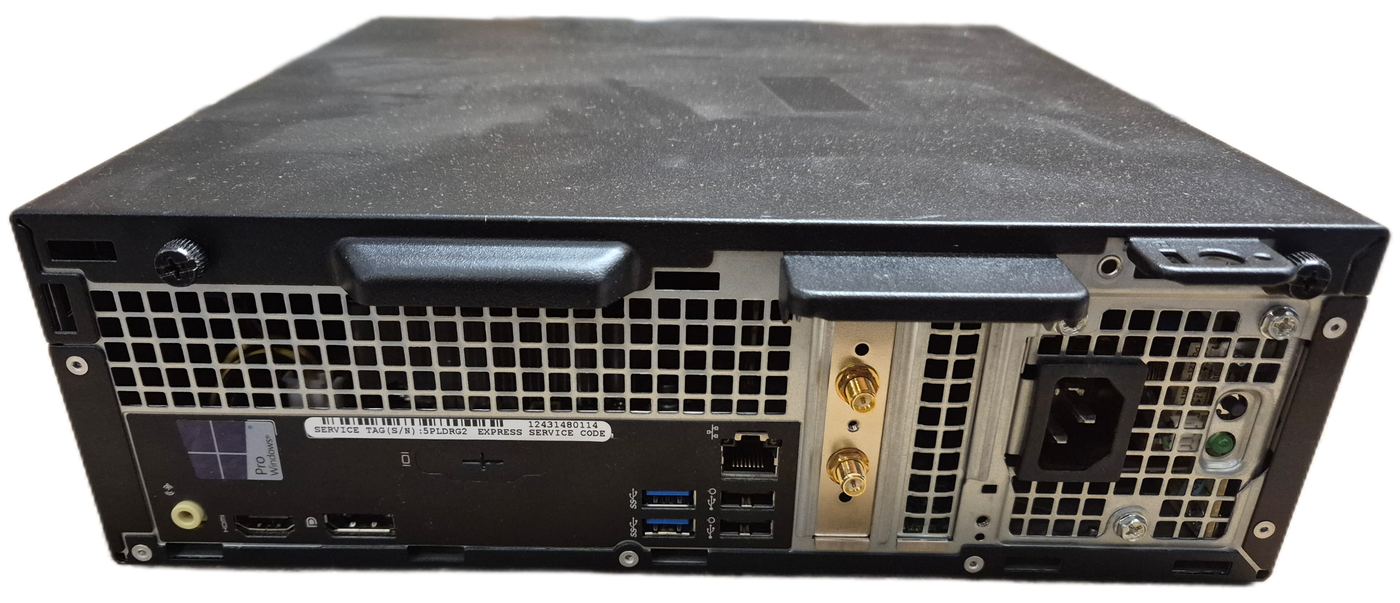 Dell Optiplex 3040 SFF 500GB HDD DVD 4GB RAM i3-6100 3.7GHz Win10 wifi present w/ antenna ( D11S001 ) USED Grade A boxed 
