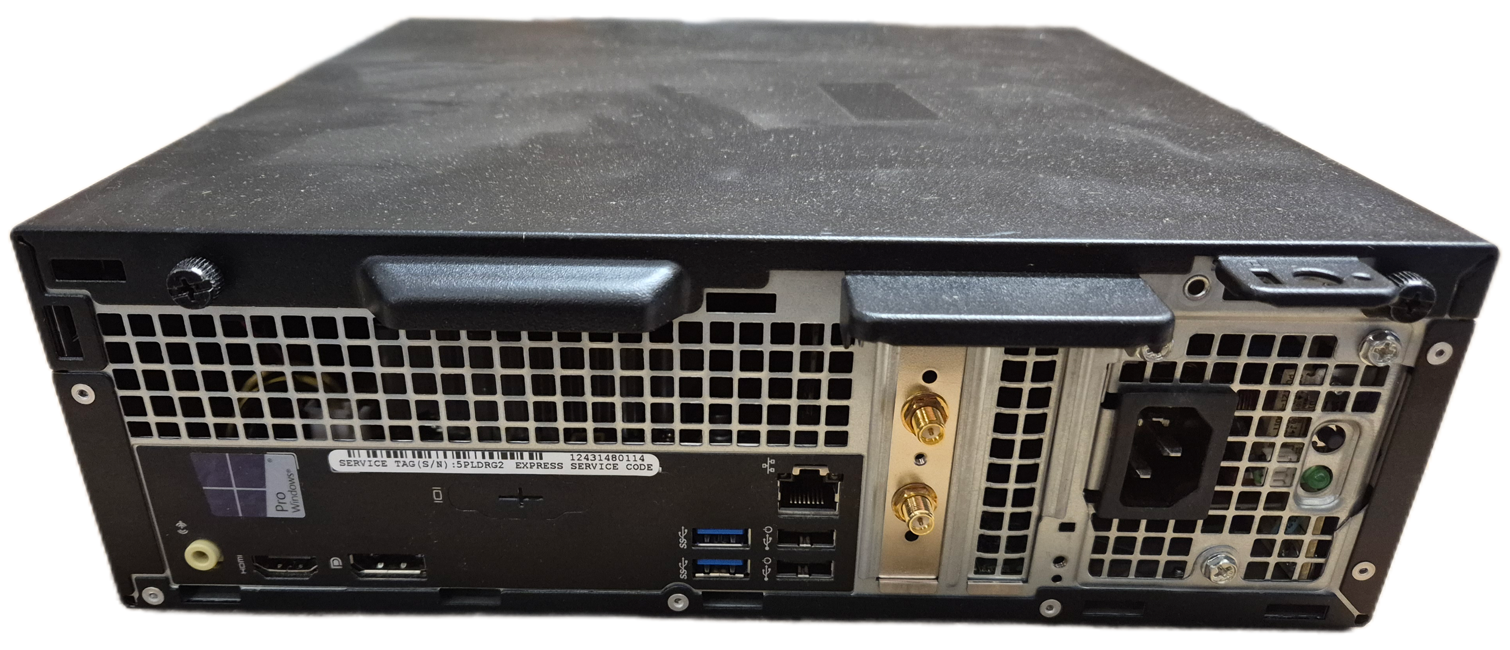 Dell Optiplex 3040 SFF 500GB HDD DVD 4GB RAM i3-6100 3.7GHz Win10 wifi present w/ antenna ( D11S001 ) USED Grade A boxed 