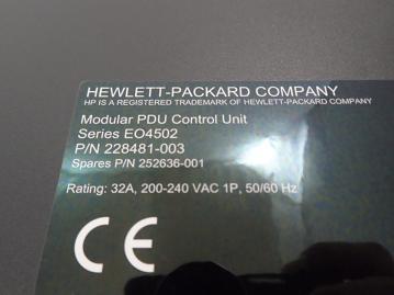 228481 003 - HP 228481-003 Modular PDU Control Unit - Black - USED