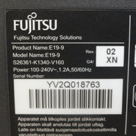 PR11877_S26361-K1340-V160_Fujitsu 19" TFT LCD Computer Monitor E19-9 - Image3