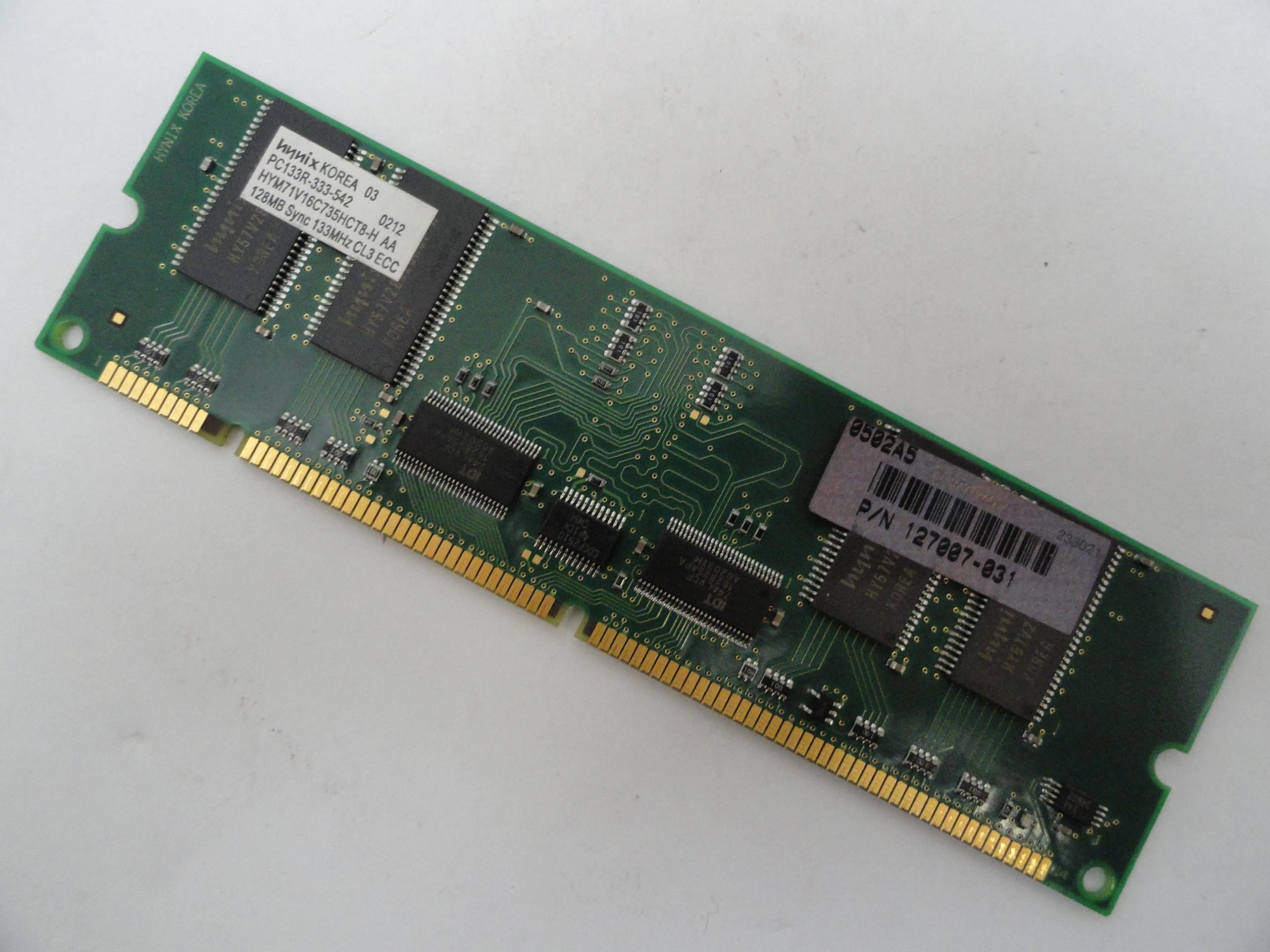 PR17467_PC133R-333-542_Hynix Compaq 1238Mb 133MHz CL3 ECC RAM - Image3