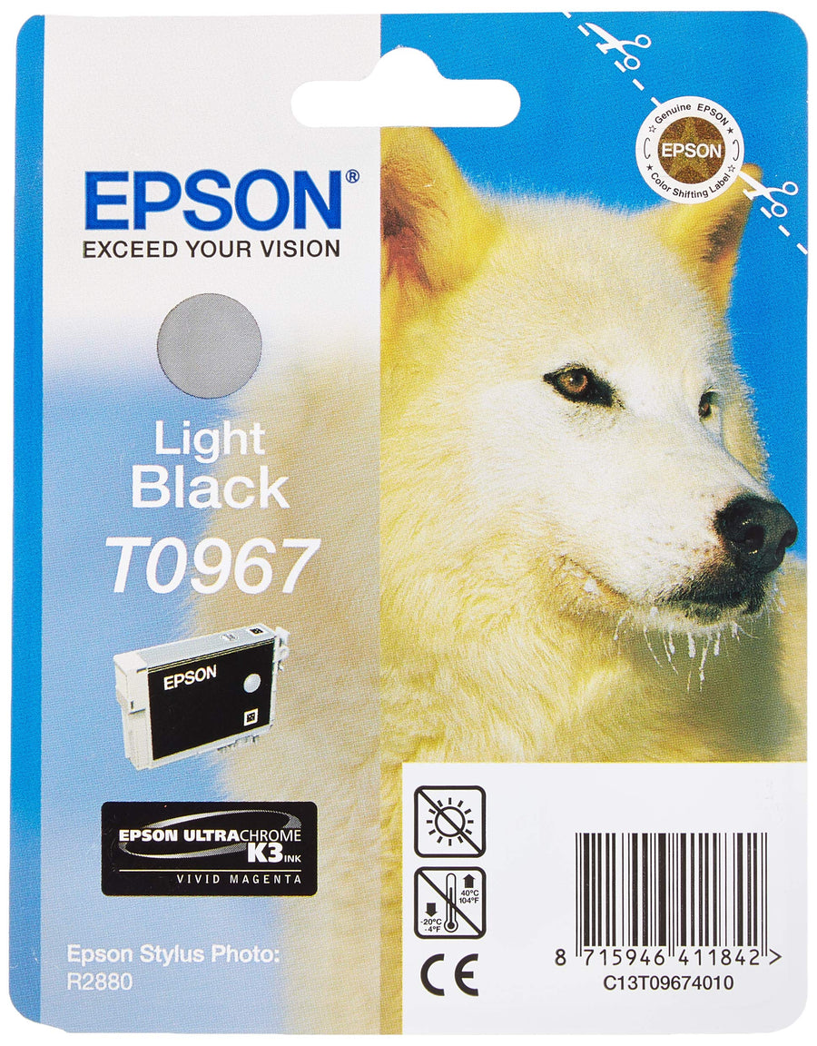 Epson T0967 Light Black Ink Cartridge ( C13T09674010 ) NEW OLD STOCK